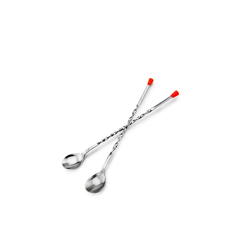 Bar Spoon with Red Knob