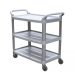Grey Polypropylene Mobile Trolley-Big