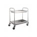 Stainless Steel Serving Trolley-Big 2 Shelf