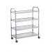 Stainless Steel Serving Trolley-Small 4 Shelf  RPC-S4A